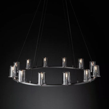 Kuseau Glass Round Chandelier 48