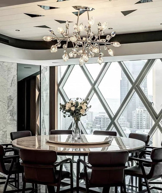 Crystal Bough Linear Chandelier