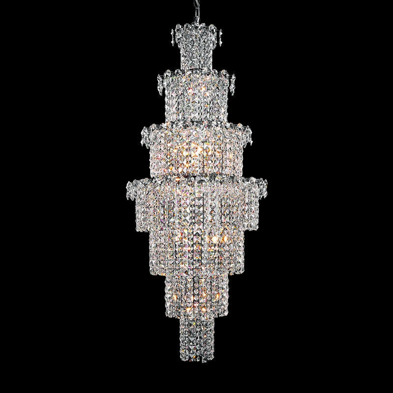Lamer Lighting Grand Lumina K9 Crystal Chandelier - Background Shot