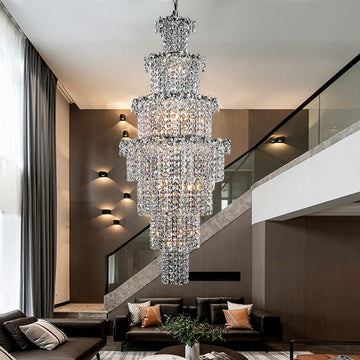 Lamer Lighting Grand Lumina K9 Crystal Chandelier - American ballroom or formal entertaining space