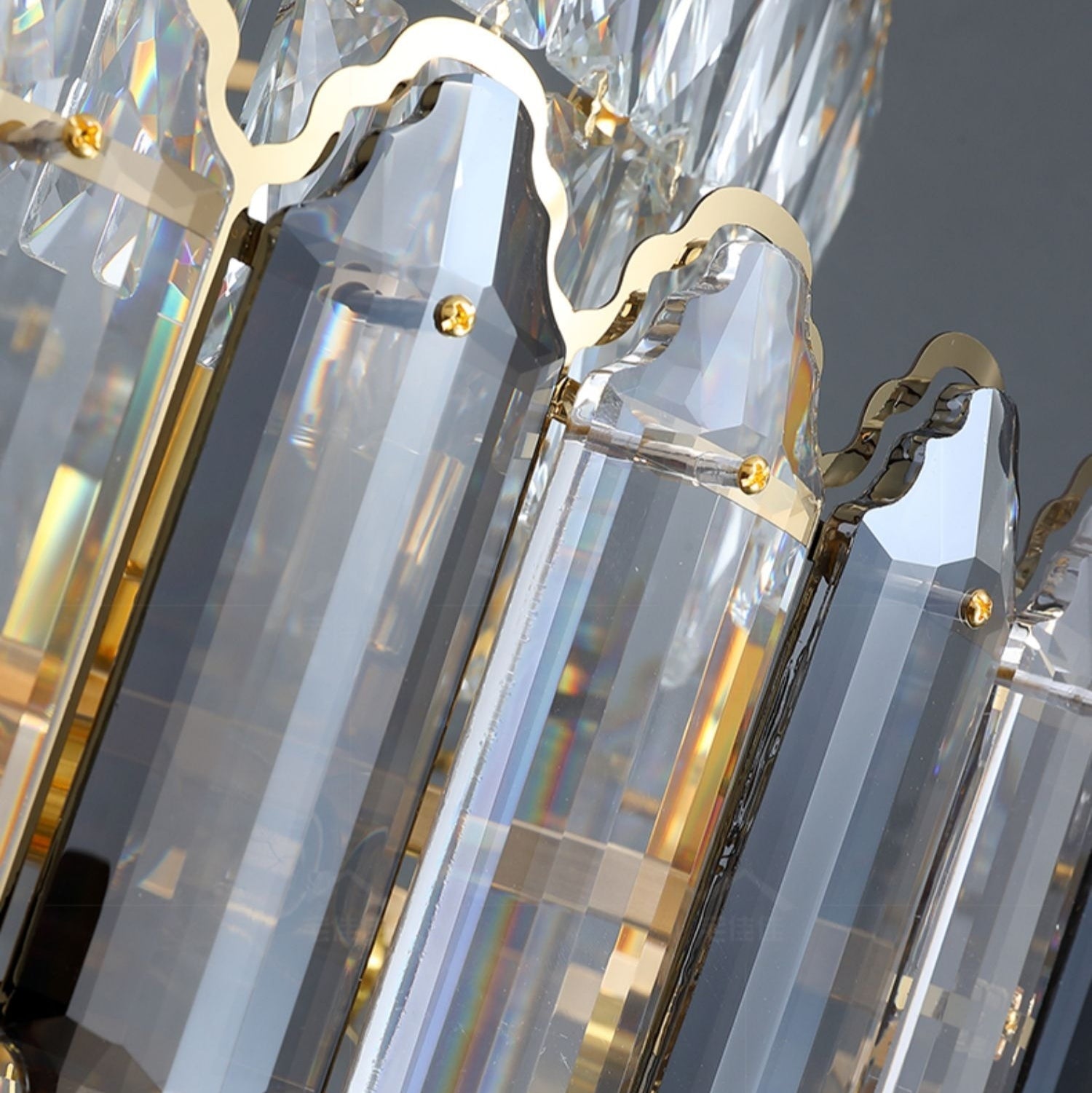 Lamer Lighting Grand Radiance Round Crystal Chandelier - Background Shot