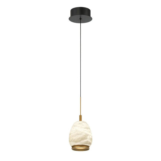 Alabaster Round  LED Pendant