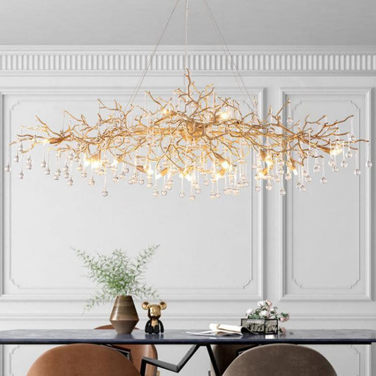 Arcadia Oval Teardrop Chandelier
