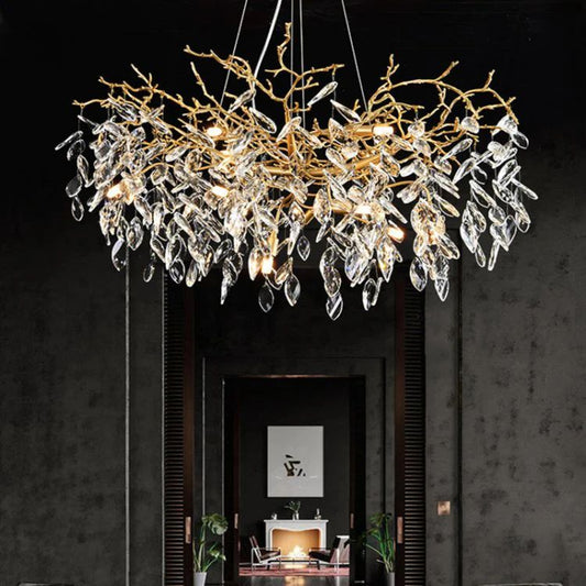 Lorna Modern Crystal Branch Chandelier