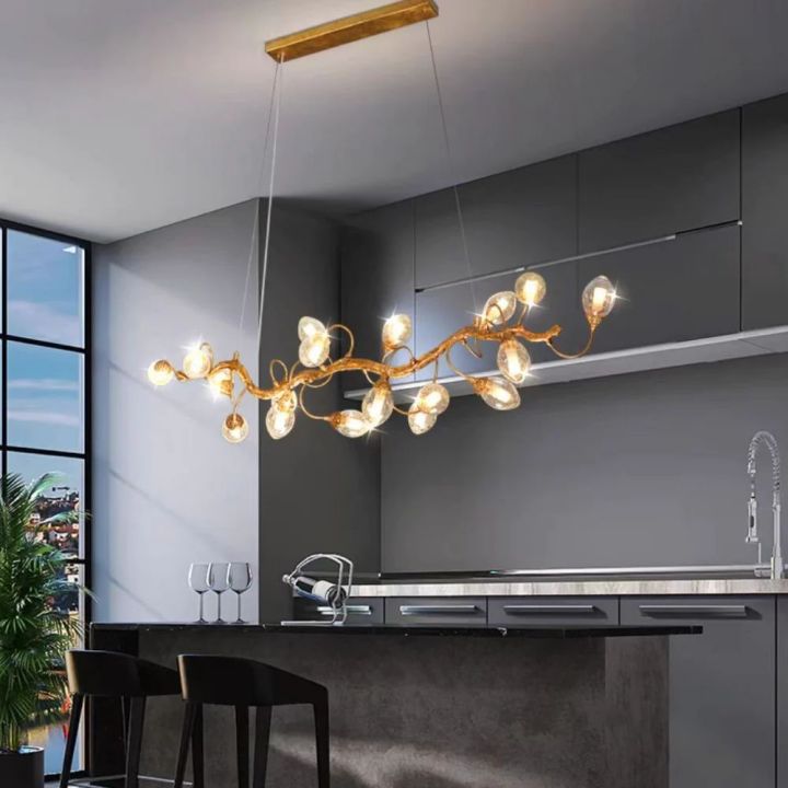 Lotus Luxury Branch Chandelier - lamerlighting