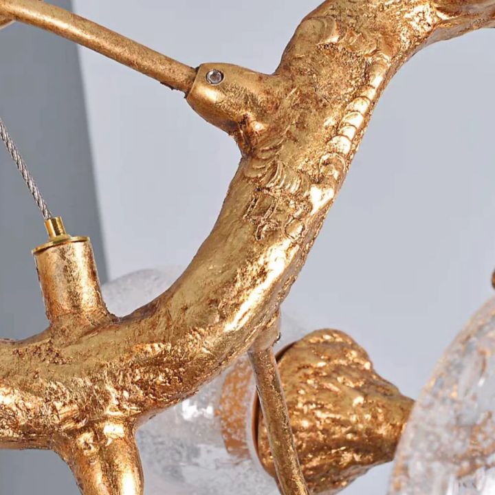 Lotus Luxury Branch Chandelier - lamerlighting