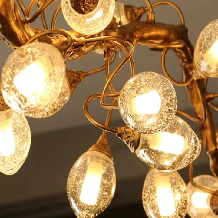 Lotus Luxury Branch Chandelier - lamerlighting
