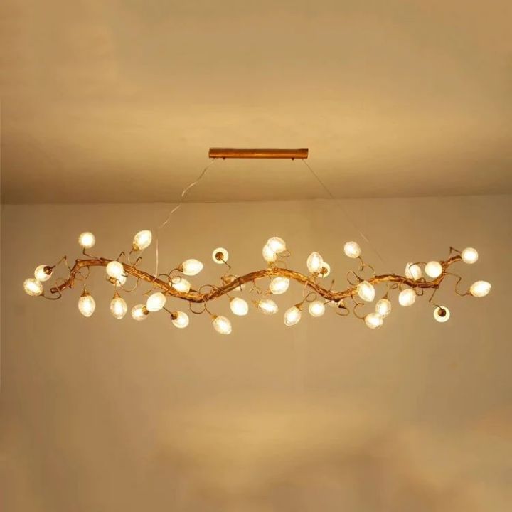 Lotus Luxury Branch Chandelier - lamerlighting