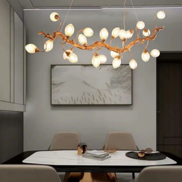 Lotus Luxury Branch Chandelier - lamerlighting