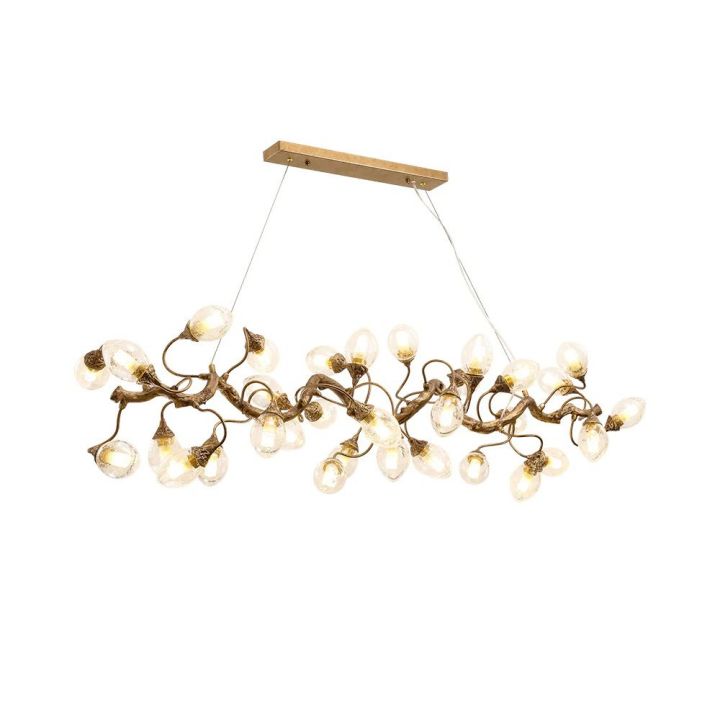 Lotus Luxury Branch Chandelier - lamerlighting