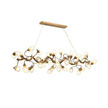 Lotus Luxury Branch Chandelier - lamerlighting