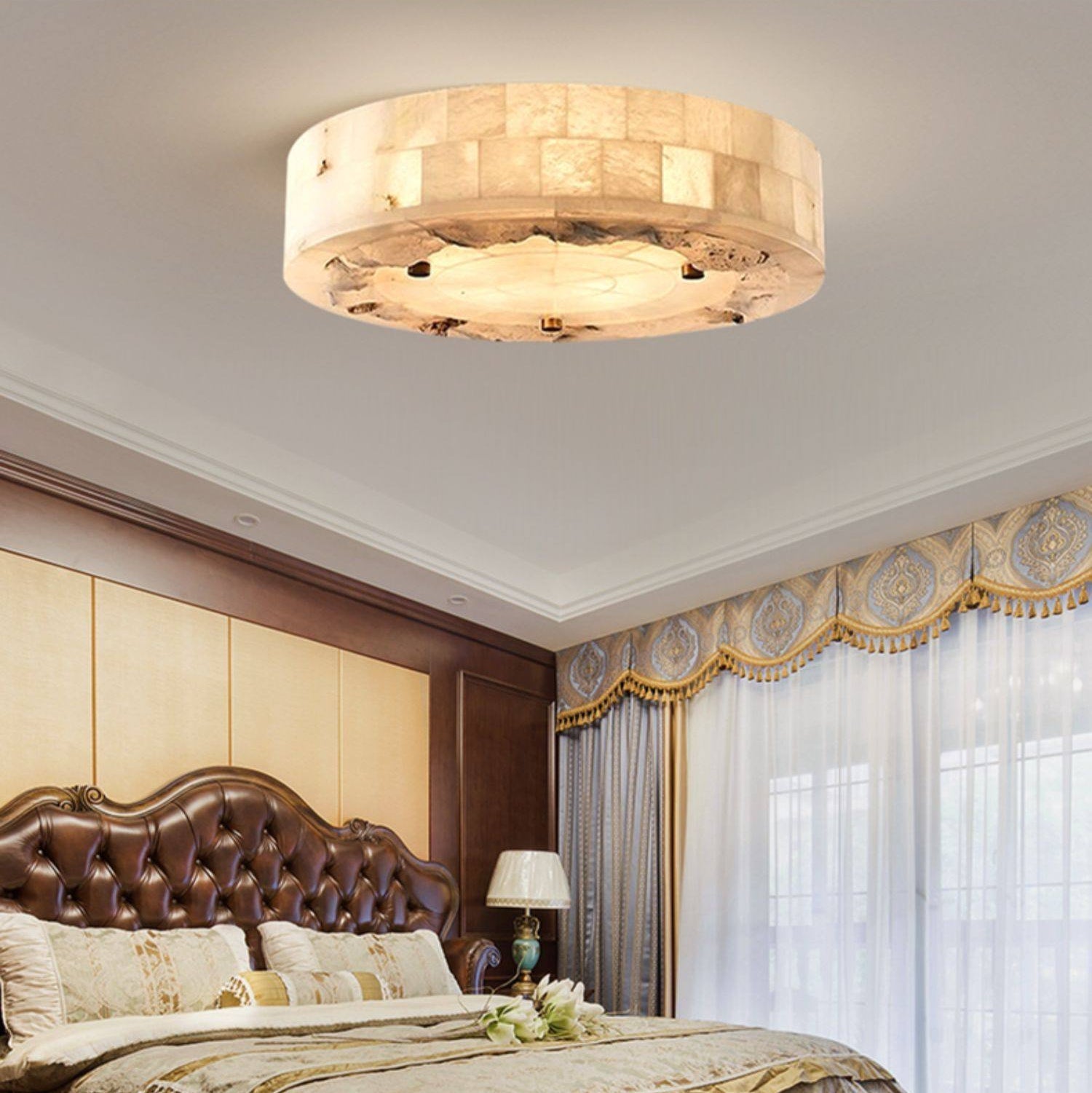 Luriel Alabaster Ceiling Light