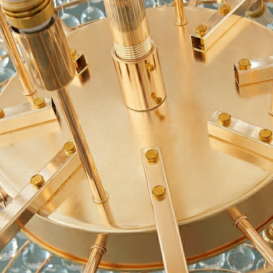 Lamer Lighting Grand Radiance Round Crystal Chandelier - Background Shot