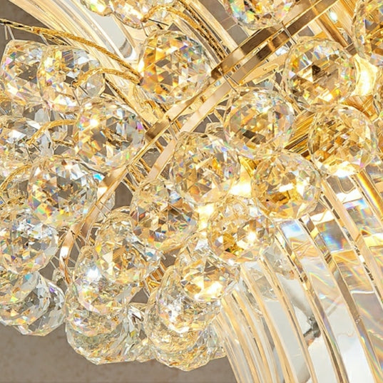 Lamer Lighting Grand Radiance Round Crystal Chandelier - Background Shot
