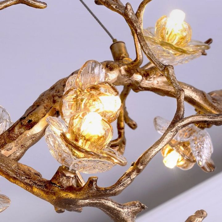 Luxury Flower Tree Branch Chandelier - lamerlighting