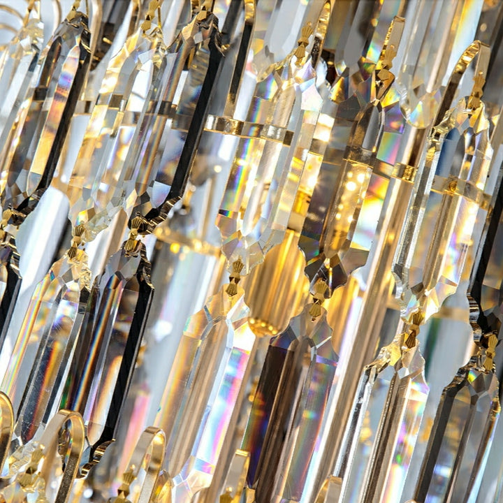 Lamer Lighting Grand Lumina K9 Crystal Long Chandelier - Background Shot