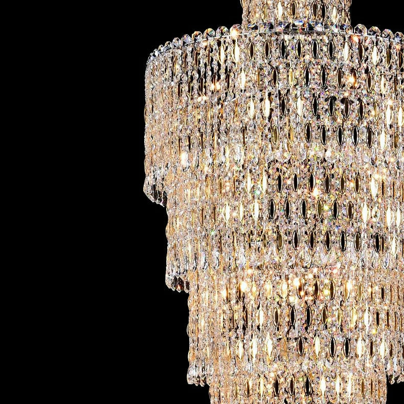 Lamer Lighting Grand Lumina K9 Crystal Chandelier - Background Shot