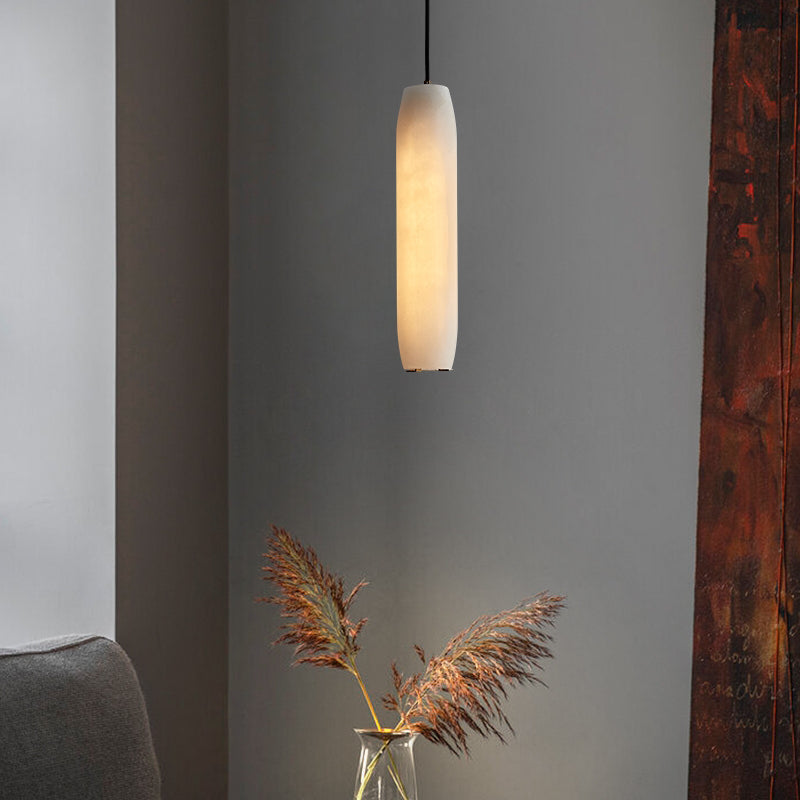 Marble Alabaster Flute Pendant Light