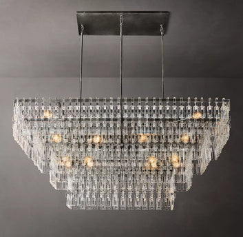 Margerie 4-Tier Rectangular Chandelier 72