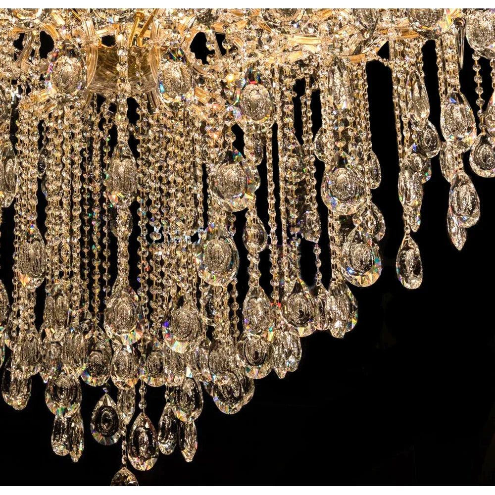 Lamer Lighting Grand Lumina 44-Light Crystal Chandelier - Background Shot