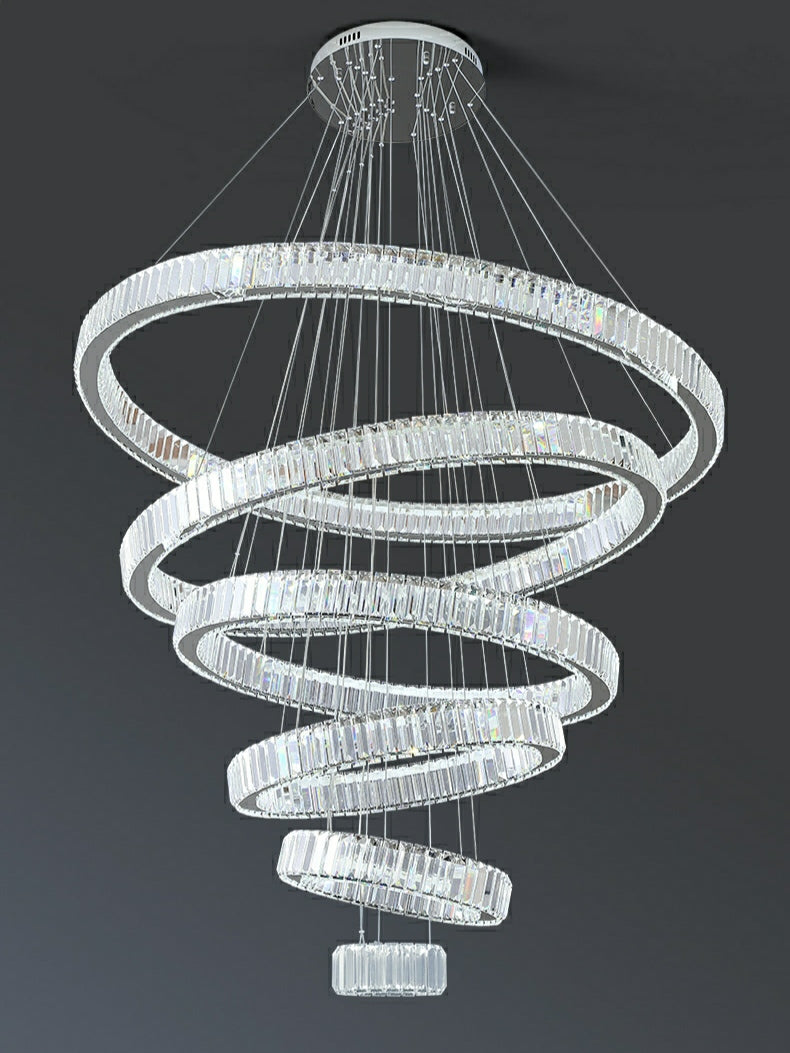 Lamer Lighting Radiant Aura Round LED Chandelier - Background Shot