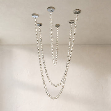 Modern Crystal 50-Light Chandelier, 23.6 inch