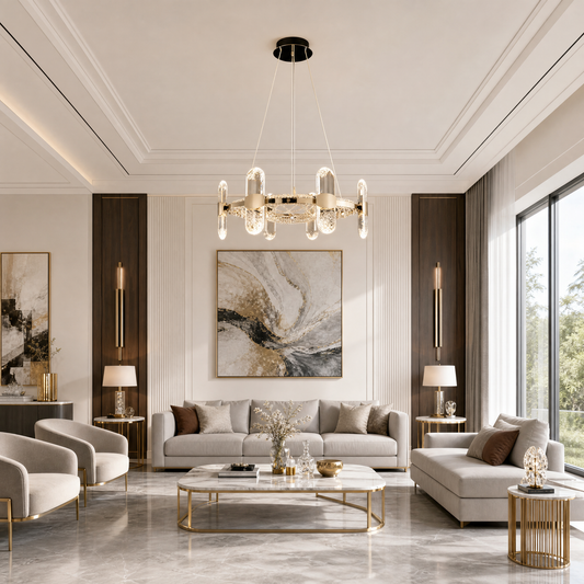 Pearl Net Modern Sculptural Pendant Light