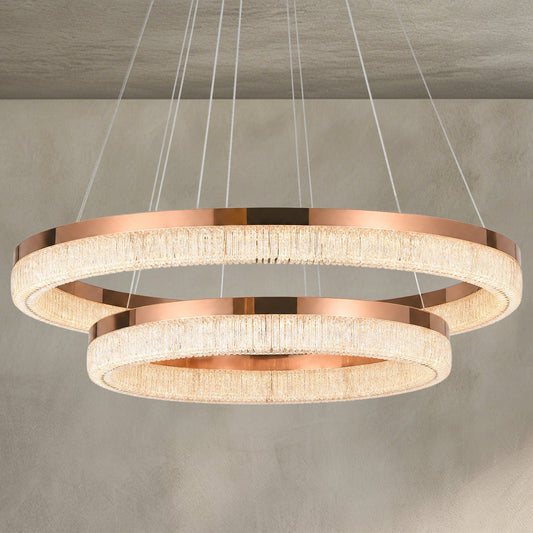 Penombra Duo Ring Chandelier
