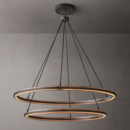 Peral 2-Tier Round Chandelier 60