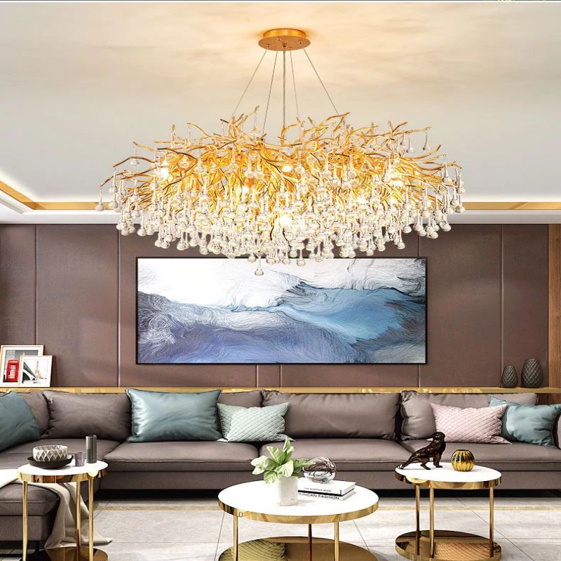 Rain Living Room Branch Chandelier - lamerlighting