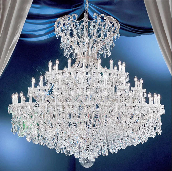 Lamer Lighting Grand European Crystal Branch Chandelier - Background Shot