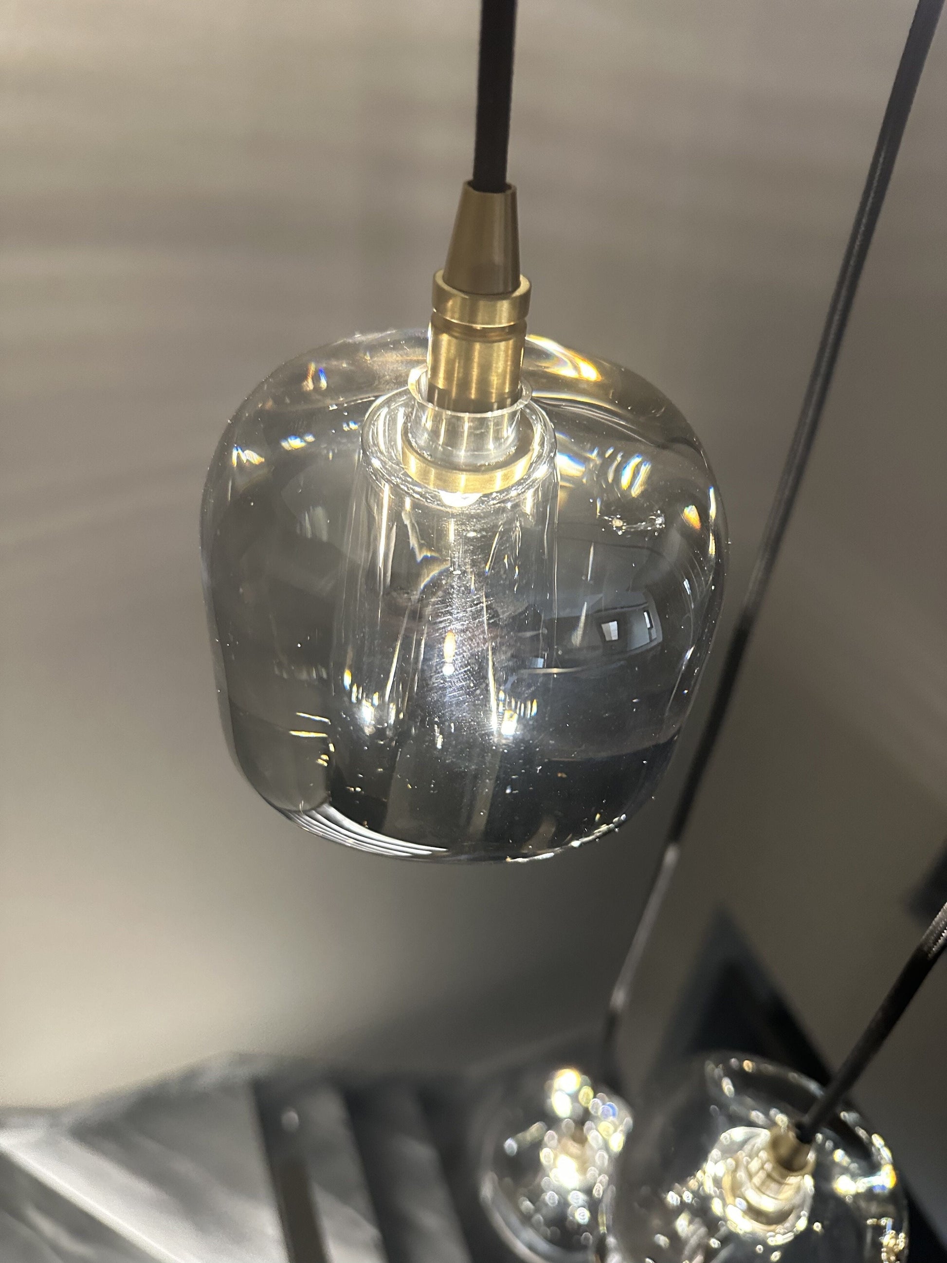Lamer Lighting Grand Cascade Glass Orb Chandelier - Background Shot