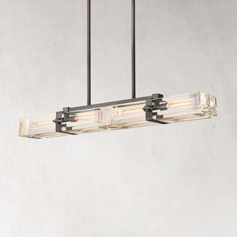 Savile Linear Chandelier 48" - lamerlighting