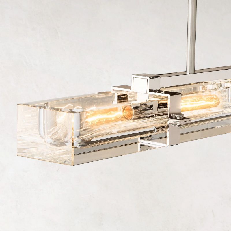 Savile Linear Chandelier 48" - lamerlighting