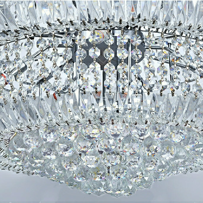 Lamer Lighting Grand Radiance Round Crystal Chandelier - Background Shot