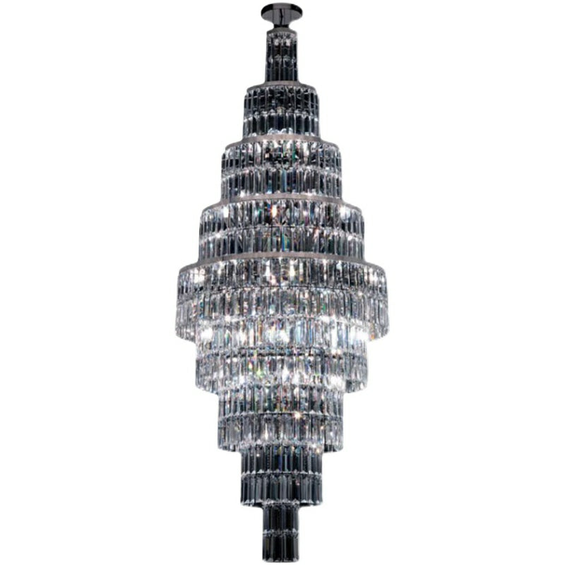 Lamer Lighting Grand Lumina K9 Crystal Foyer Chandelier - Background Shot