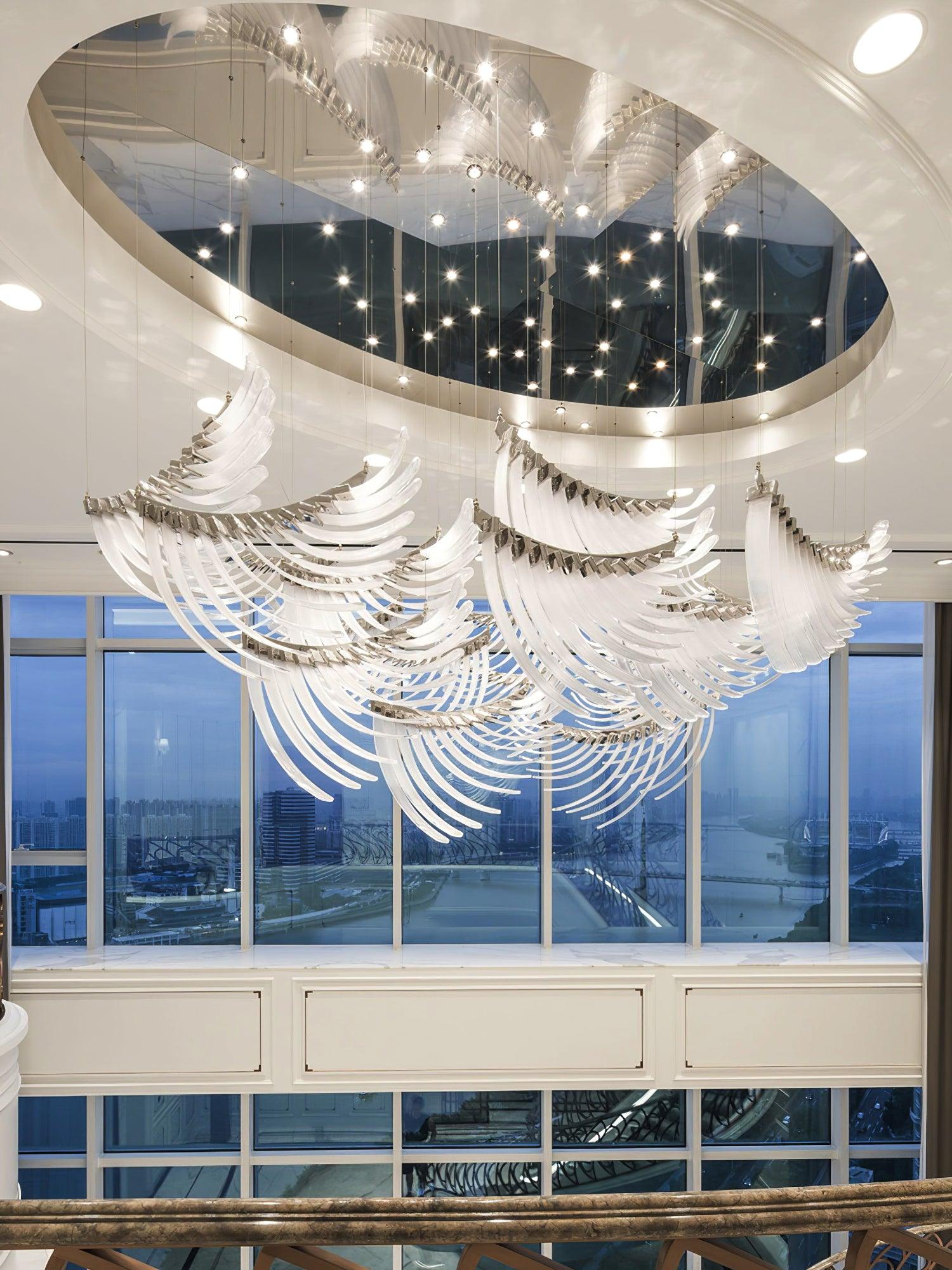 Tiered Palmette Chandelier | Lamer Lighting (15)