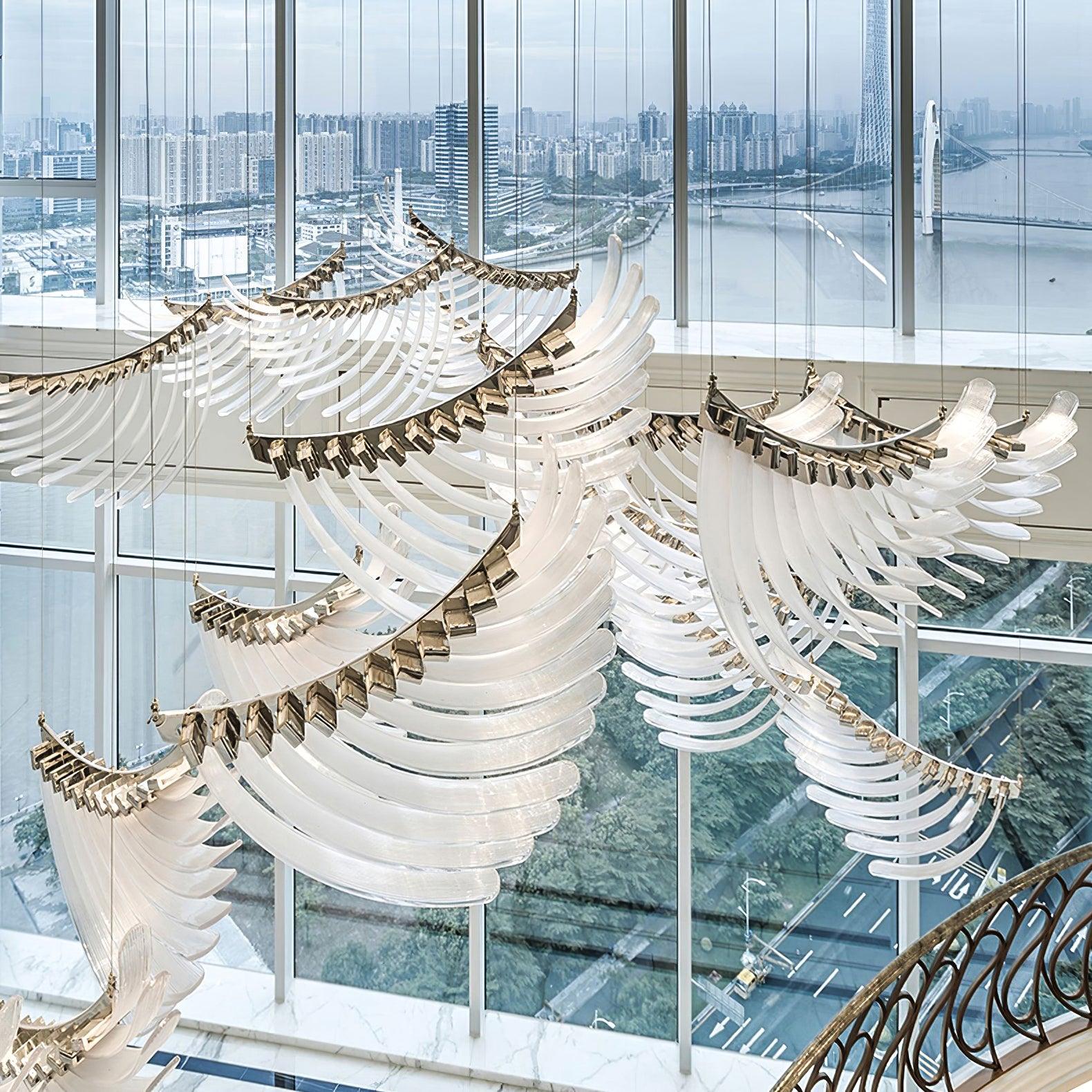 Tiered Palmette Chandelier | Lamer Lighting (3)