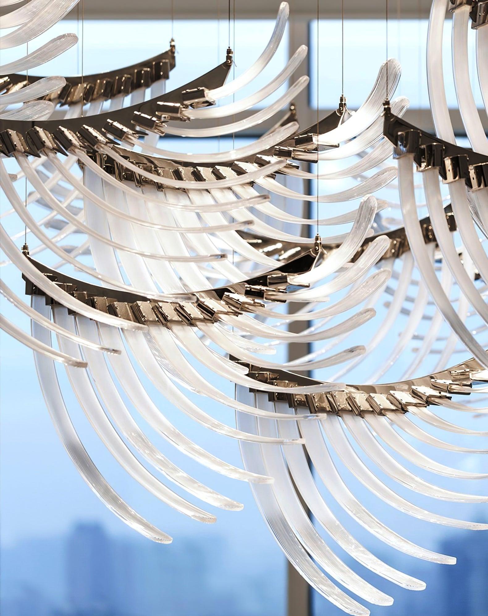 Tiered Palmette Chandelier | Lamer Lighting (20)