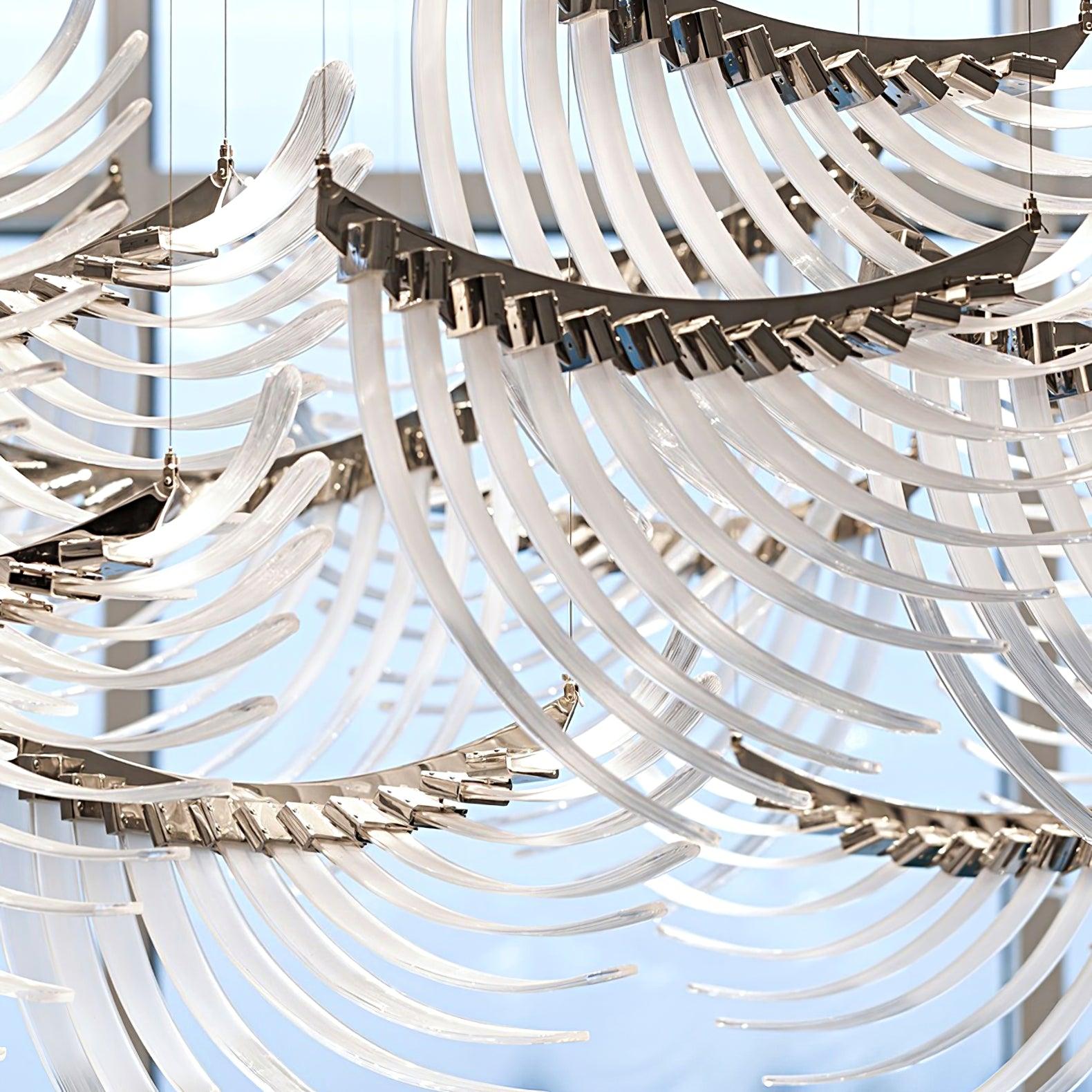 Tiered Palmette Chandelier | Lamer Lighting (24)