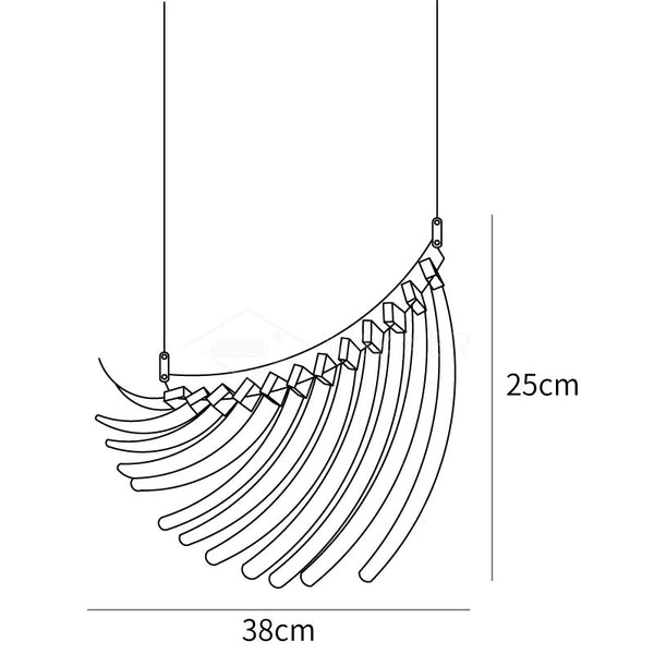 Tiered Palmette Chandelier | Lamer Lighting (27)