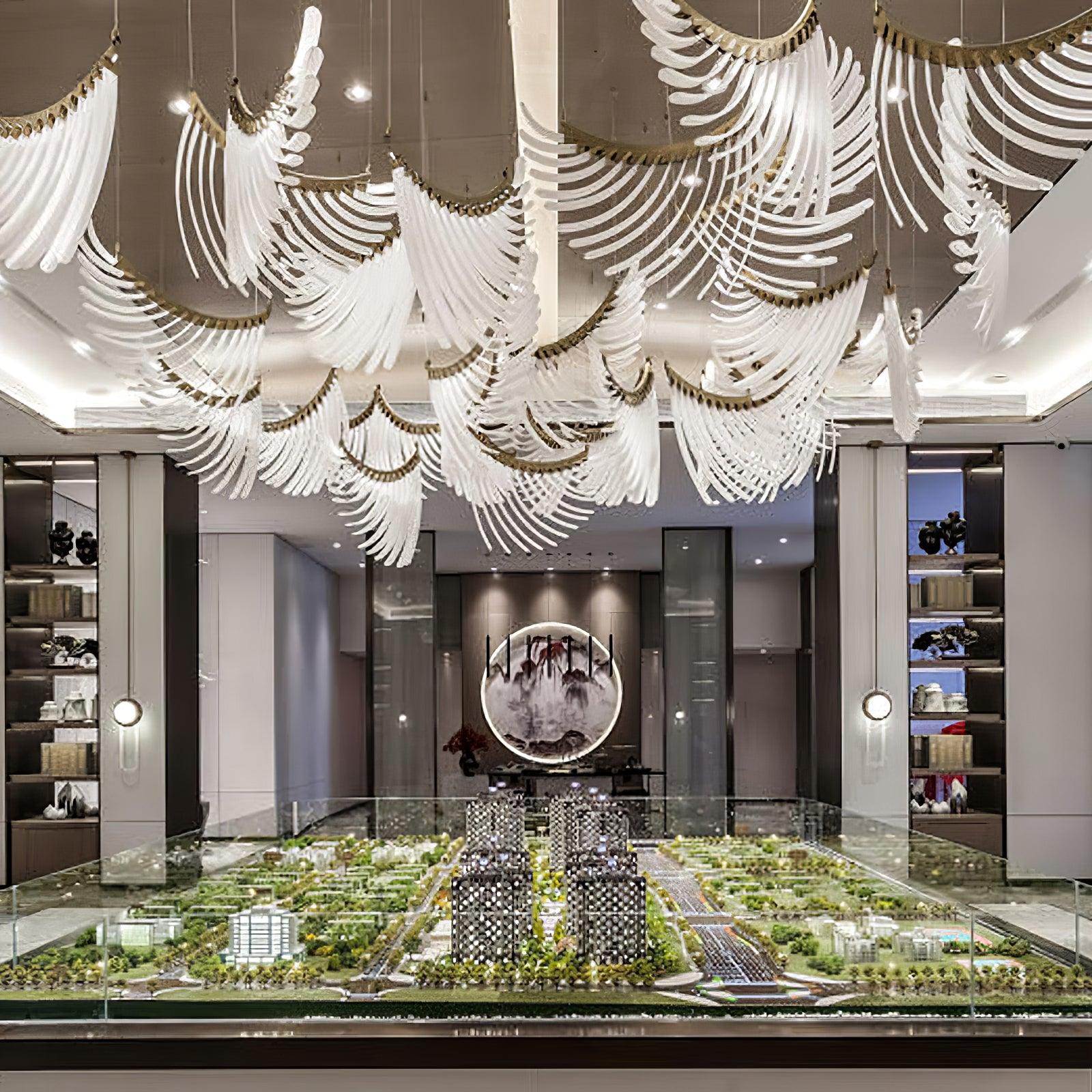 Tiered Palmette Chandelier | Lamer Lighting (6)
