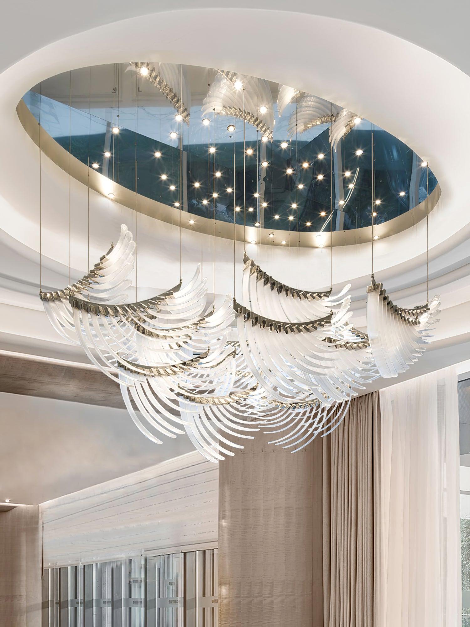 Tiered Palmette Chandelier | Lamer Lighting (7)