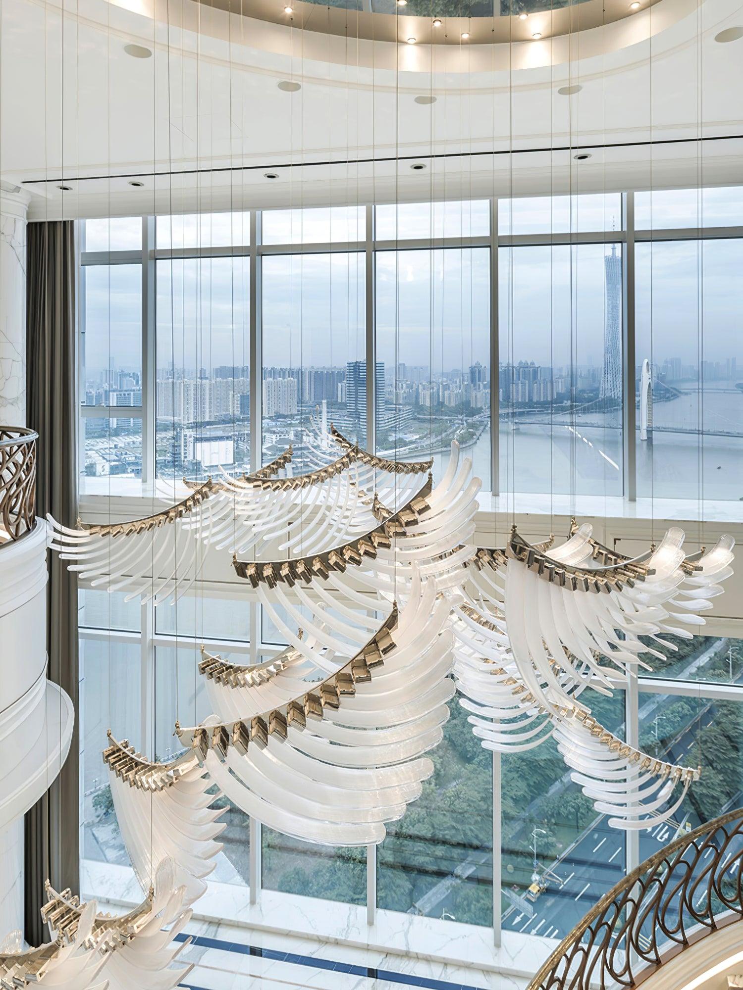 Tiered Palmette Chandelier | Lamer Lighting (9)