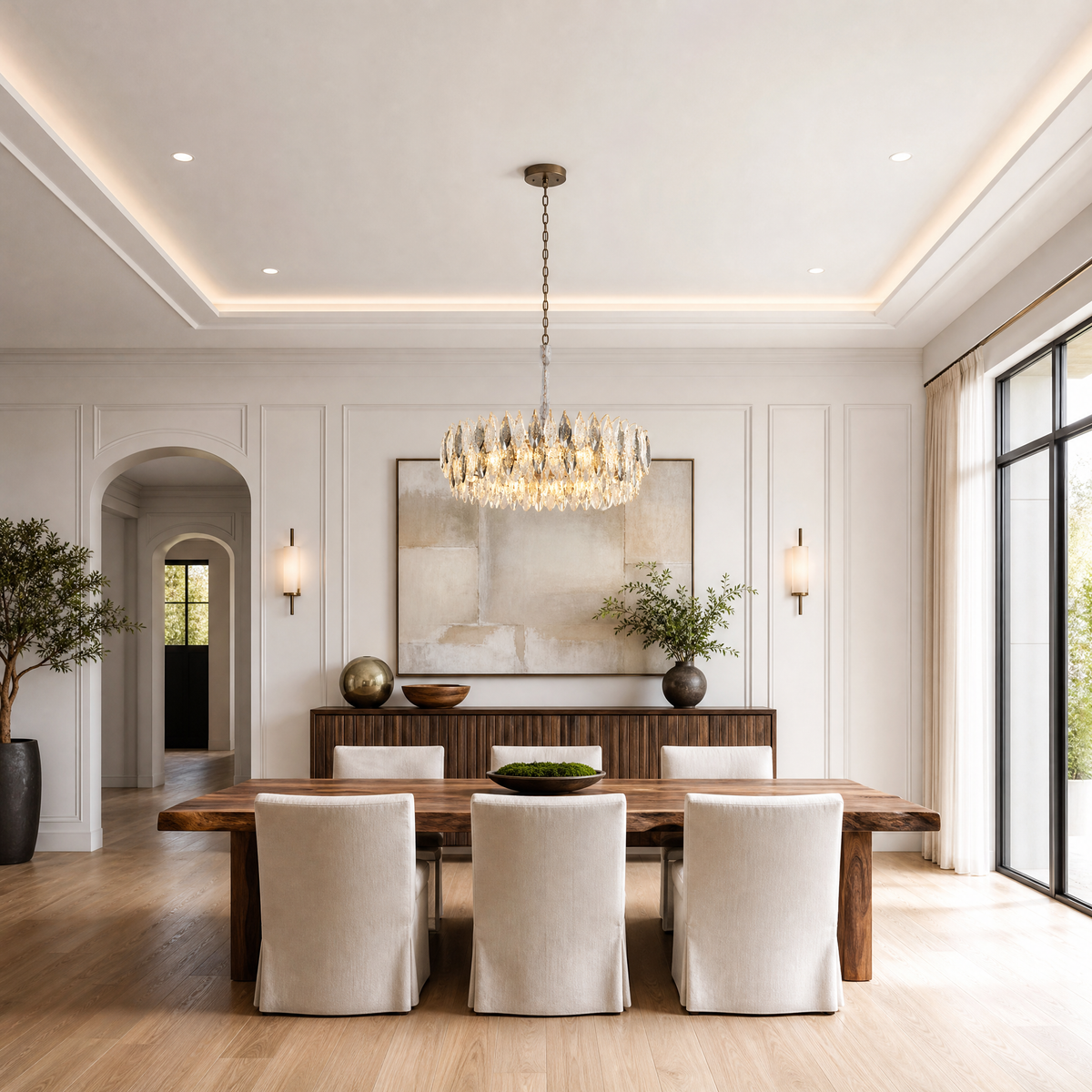 Tondo Crystal Chandelier