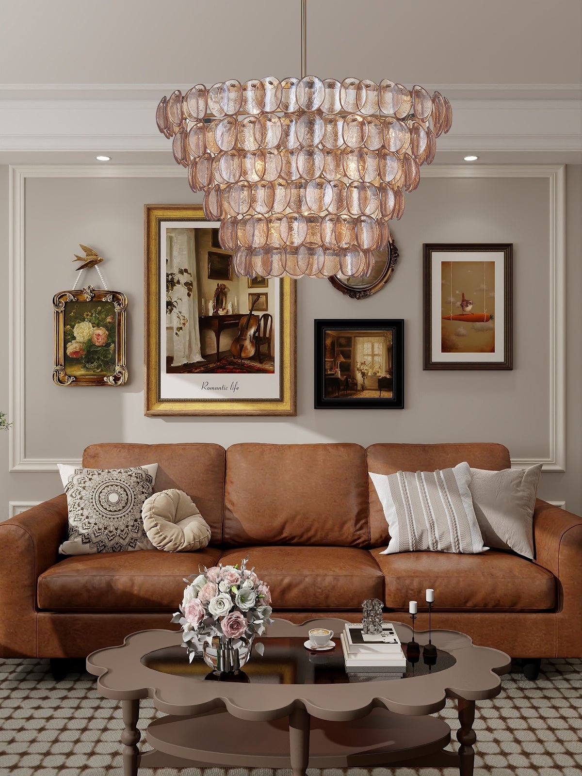 Uroko Large Chandelier - Vakkerlight