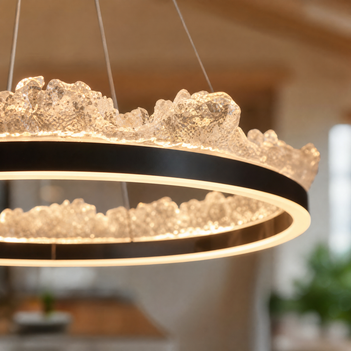 Wind & Wave Modern Sculptural Pendant Light