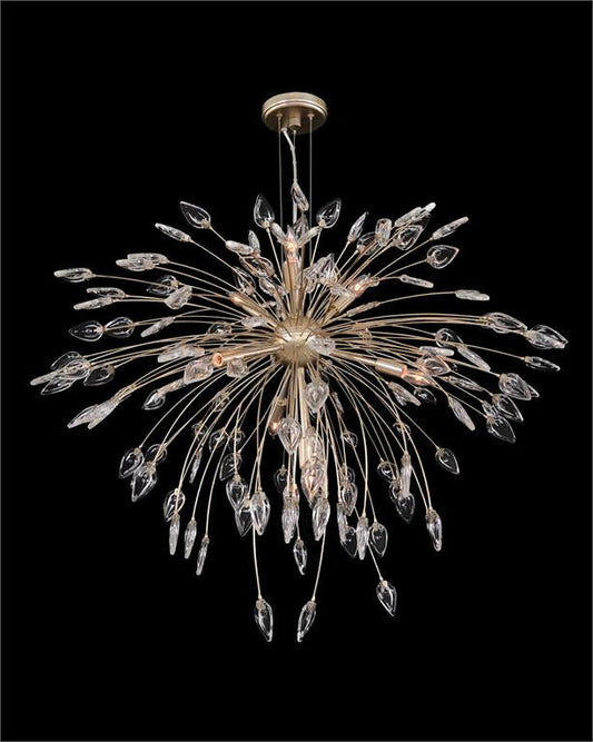Reveille Crystal Constellation Seven-Light Pendant Chandelier - Merlin Lamps