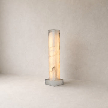 Alabaster Column Floor Lamps