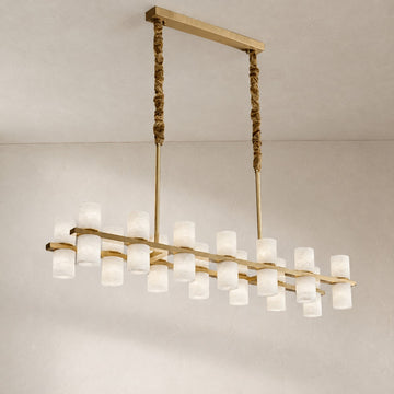 Alabaster Linear Chandelier